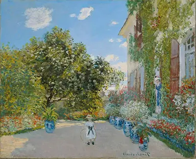 The Artist's House at Argenteuil Claude Monet